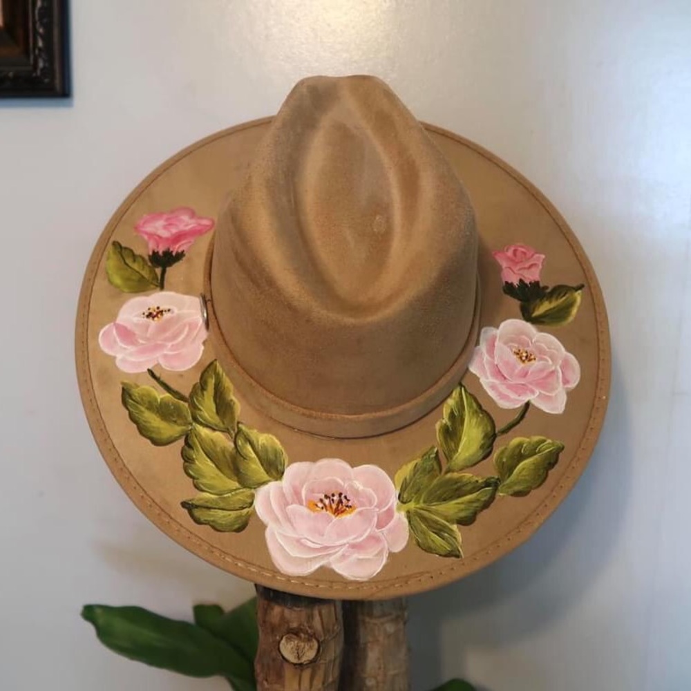 Hand painted hat